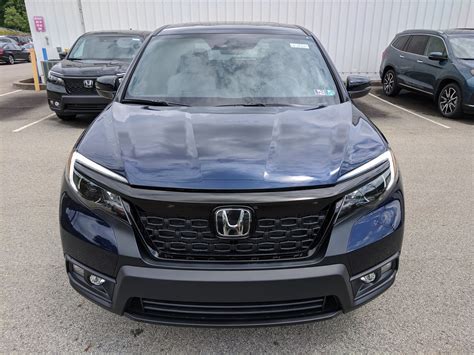 New 2020 Honda Passport Ex L In Obsidian Blue Pearl Greensburg H07885