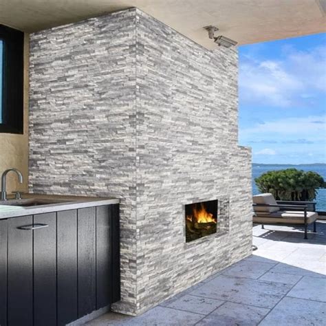 Alaska Gray 6x24 Stacked Stone Ledger Panel– TILE & MOSAIC DEPOT