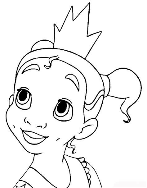 Disney Princess Tiana Coloring Pages To Girls Disney Coloring Pages