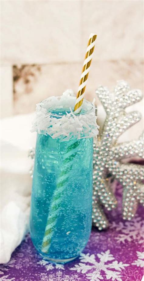 Alcoholic Drinks Best Sparkling Jack Frost Cocktail Recipe Easy And