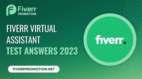 Fiverr Virtual Assistant Test Answers 2023 Fiverr Virtual Assistant Skill Test Answers Fiverr