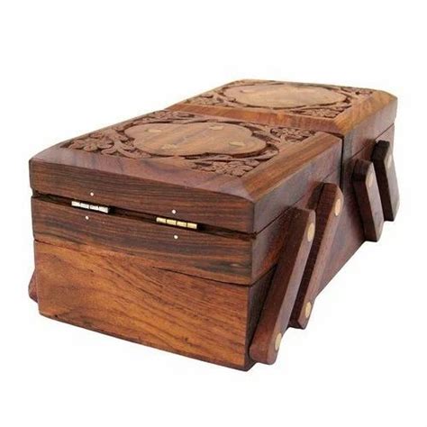 Brown Handcrafted Wooden Box At Rs 299 Piece In Saharanpur ID