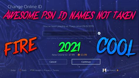 Awesome New Psn Id Names Not Taken Youtube