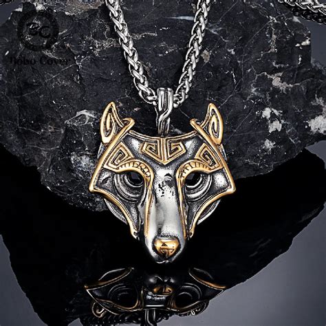 Collares De Lobo Celta Punk Vikings Para Hombre Mitolog A N Rdica