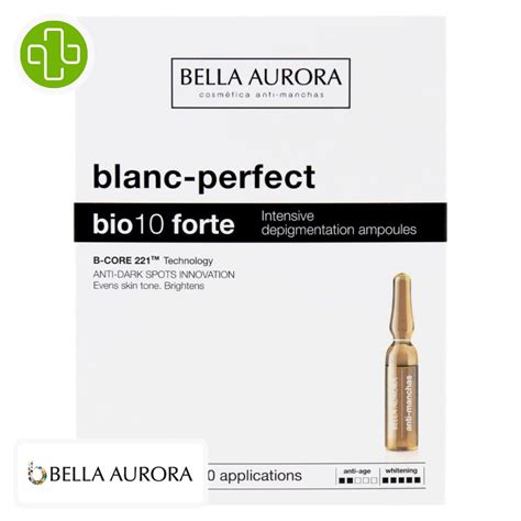 Bella Aurora Bio Forte Blanc Perfect Ampoules Anti Taches Intensives