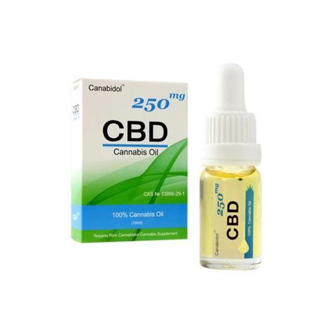 Canabidol 250mg Cbd Cannabis Oil Drops 10ml