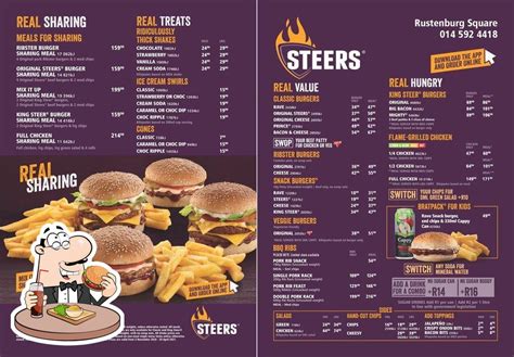 Steers Menu With Updated Prices in South Africa 2024