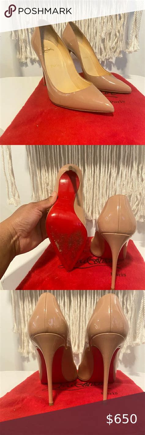 Nwob Nude Pigalle Folie Christian Louboutin Heels Christian Louboutin