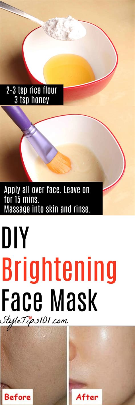 Diy Face Brightening Rice Flour Mask With Honey Beauty Secrets For U