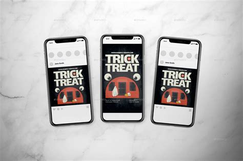 Trick Or Treat Flyer Set Print Templates Graphicriver