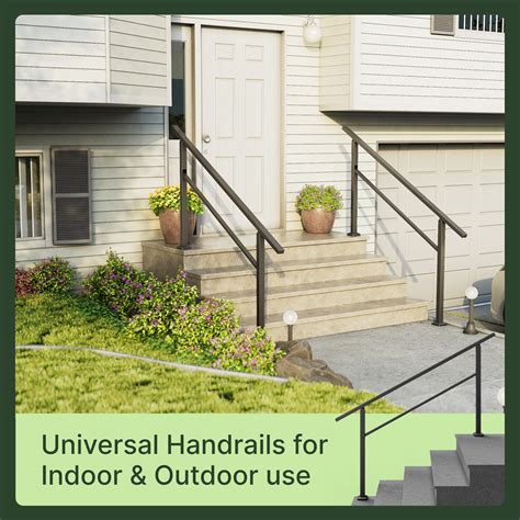 Snapklik.com : Metty Metal Handrails For Outdoor Steps - 1 To 5 Step ...