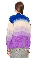 Isabel Marant Etoile Dana Cardigan In Blue Purple Revolve