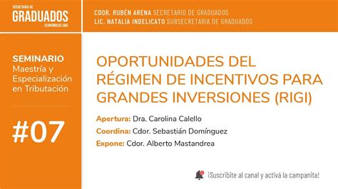 07 OPORTUNIDADES DEL RÉGIMEN DE INCENTIVOS PARA GRANDES INVERSIONES