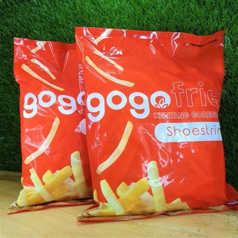 Jual Kentang Goreng Gogo Shoestring French Fries Kemasan Kg Shopee