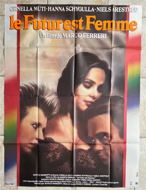 LE FUTUR EST FEMME Affiche Originale 1984 Ornella Muti Poster 120x160