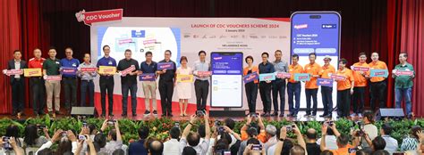 PMO DPM Lawrence Wong At The Launch Of The CDC Vouchers Scheme 2024