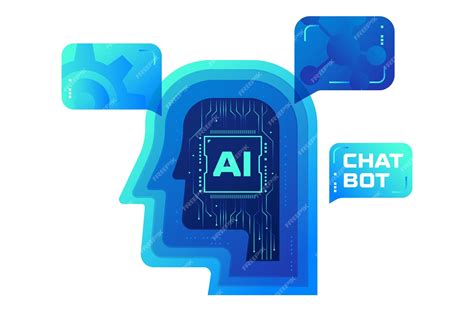 Premium Vector | Chat AI Artificial Intelligence Logo