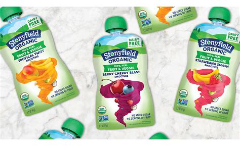 Stonyfield Organic Creates Smoothie Pouches 2019 09 13 Dairy Foods