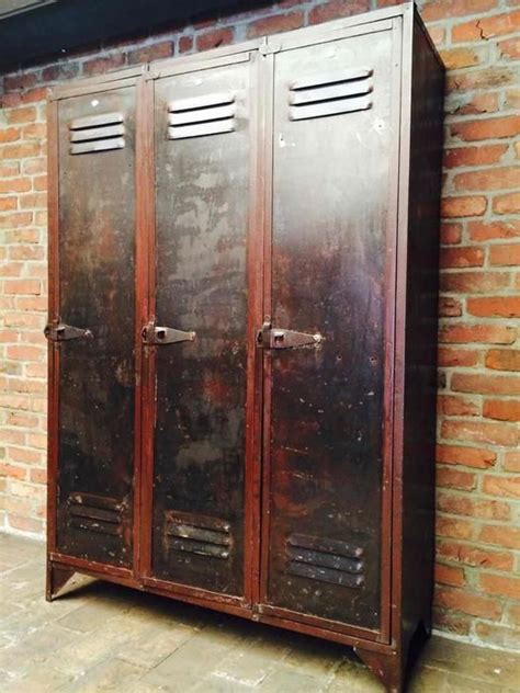 Industrial great metal lockers - ANTIQUES & DECORATIVE | Steel furniture industrial, Industrial ...