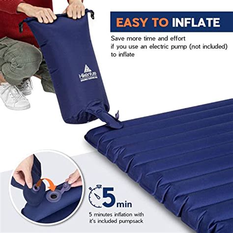 Hikenture Double Sleeping Pad For Camping Extra Thick In Camping