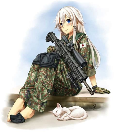 Anime girls with guns part 329. - 9GAG