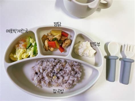 돌아기15개월유아식 식단 반찬찜닭 애호박 새우계란국 만들기 네이버 블로그