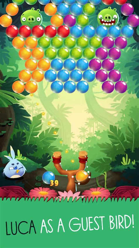 Angry Birds Pop Bubble Shooter Screenshot