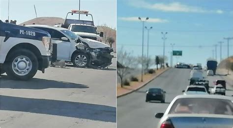 Congestionamiento vial por choque en el periférico R Almada