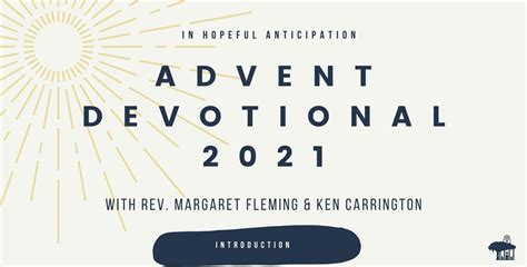 2021 Advent Devotional Introduction — Second Presbyterian