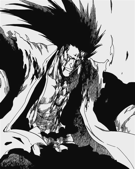 Sad Anime Manga Anime Girl Manga Art Manga Drawing Anime Art Kenpachi Zaraki Byakuya