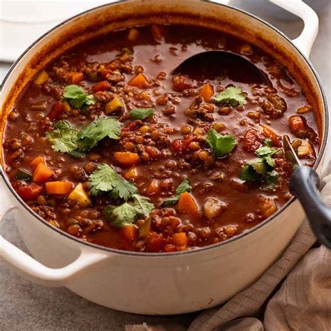 Beef Lentil Soup Recipetin Eats