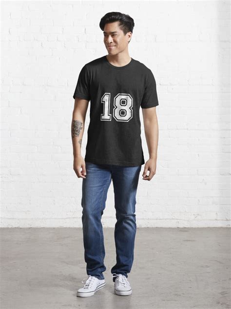 "18 jersey jerseys number 18 jersey sports" T-shirt for Sale by ...