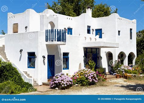 Traditional Greek House At Samothraki Island Stock Photos - Image: 20248883