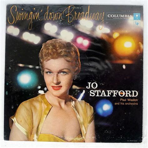 米 Jo Stafford Swingin Down Broadway Columbia Cl1124 Lp J ｜売買されたオークション