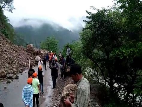 Uttarakhand Rishikesh Badrinath Highway Blocked After Landslide