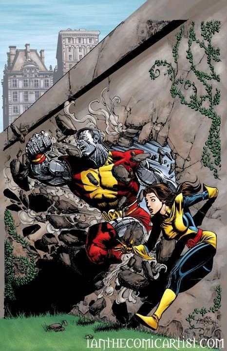 Colossus and Kitty Pryde by Jackson Herbert | Colossus marvel, Xmen art ...