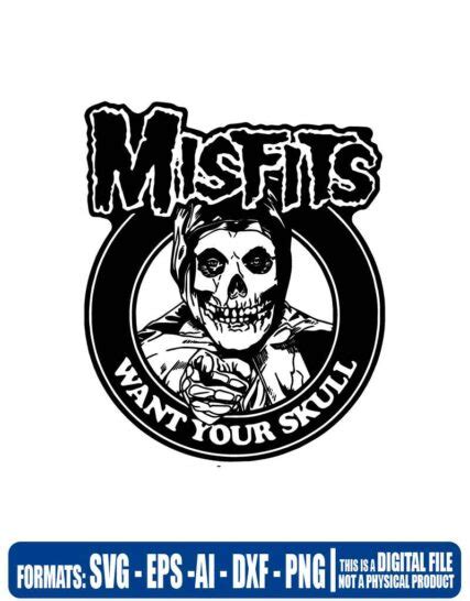 Misfits Want Your Skull Archives Vectorisvg Multipurpose Svg Dxf