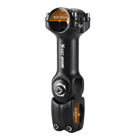 Adjustable Handlebar Stem Variable Degree Angle Aluminum Alloy Bike