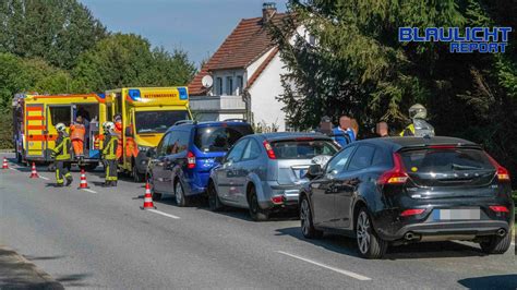 Vier Autos Zusammengeschoben Blaulichtreport Zittau