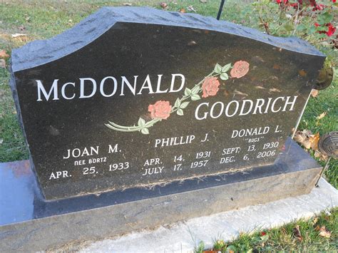 Donald L Bugs Goodrich 1930 2006 Find a Grave äreminne