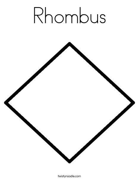 Rhombus Shape Coloring Page Hot Sex Picture