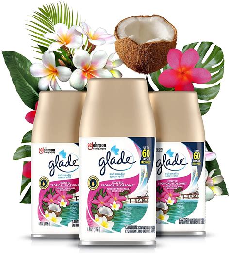 Glade Automatic Spray Air Freshener Refill Exotic Tropical Blossoms