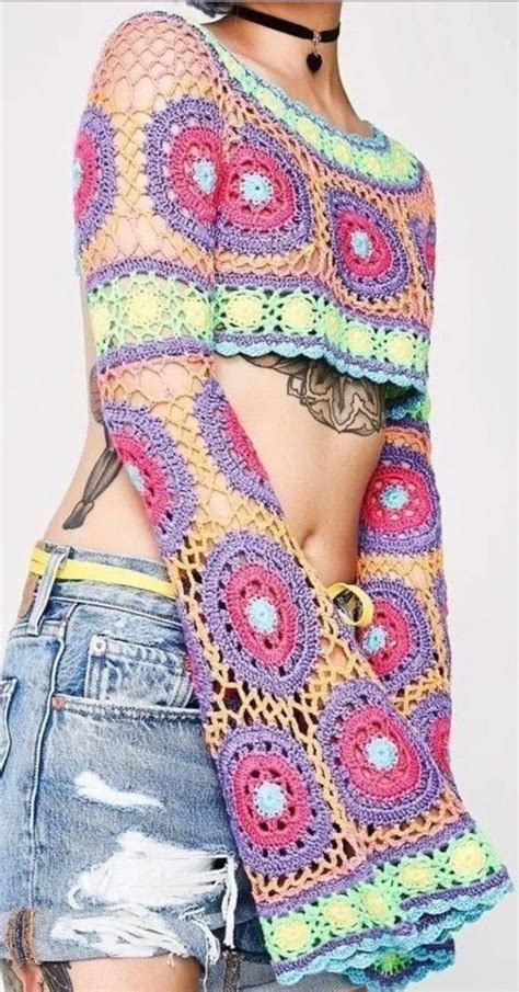 Pin By Silvana Estrela On Flor De Crochet Crochet Top Crochet