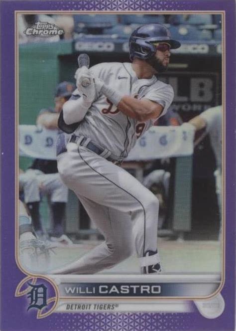 Topps Chrome Purple Refractor Willi Castro For Sale