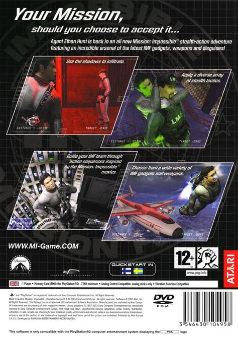 Mission Impossible Operation Surma Box Shot For PlayStation 2 GameFAQs