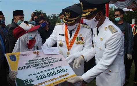 Hut Ke Ri Ribuan Siswa Di Oki Turut Merdeka Belajar Pelita Sumatera