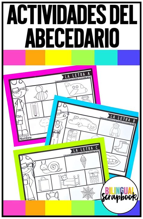 Centros Y Actividades Del Abecedario Bundle Alphabet Activities In