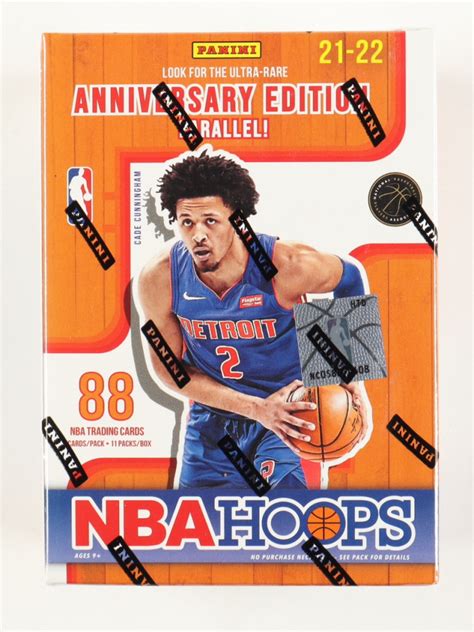 2021 22 Panini NBA Hoops Basketball Blaster Box With 11 Packs