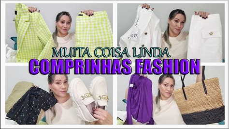 Comprinhas Fashion Blusas Sapatos Cal As Conjuntos Blazer E Shorts