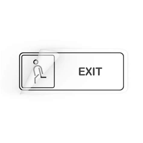 Stiker Exit Stiker Pintu Keluar Exit Emergency Exit Sticker Sign